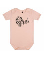 Opeth Logo Pink-babybody | Baby Rock-bodyer